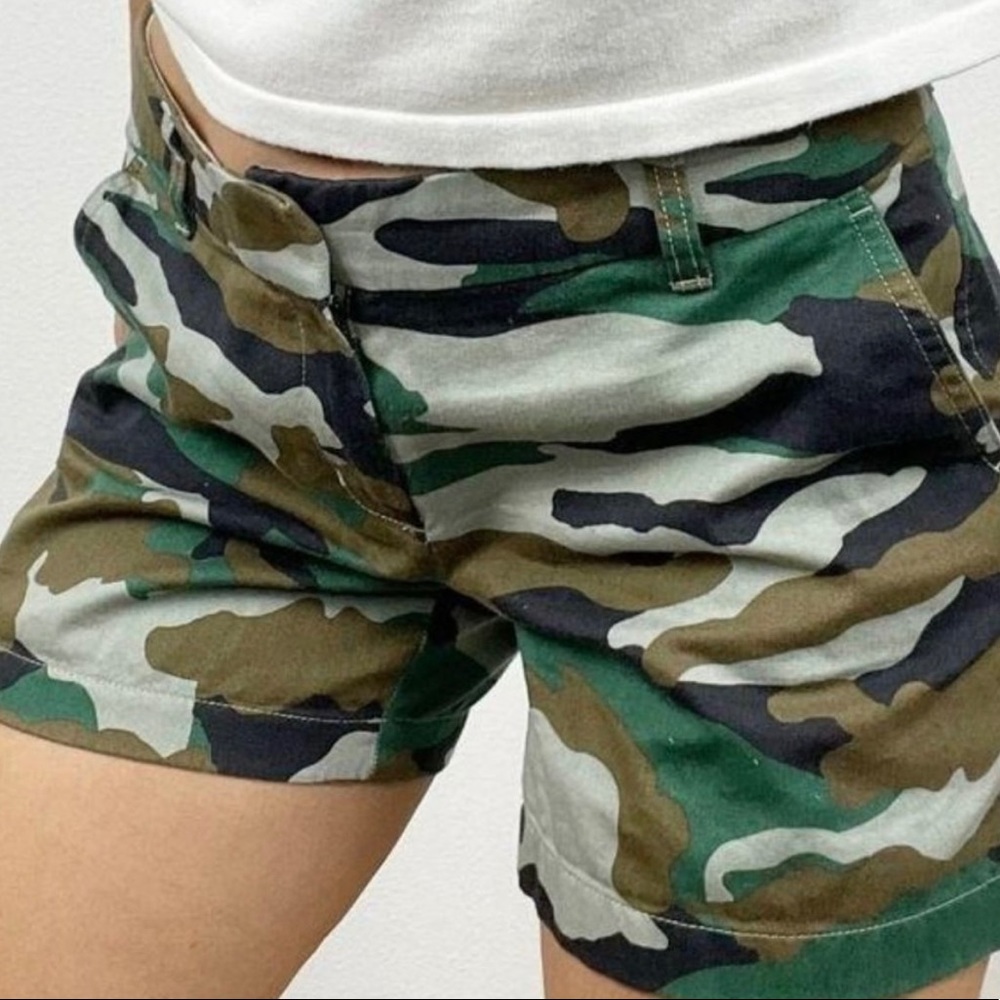 J Crew camo shorts